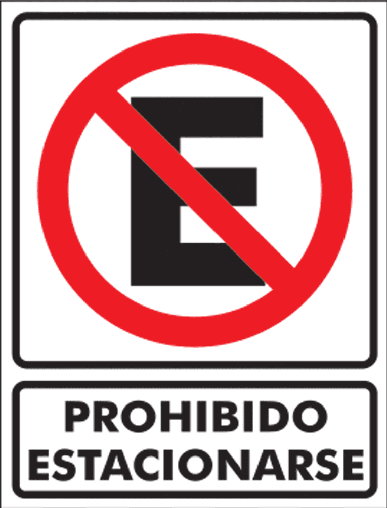 LETRERO DE ADVERTENCIA DE ESTIRENO CON ADHESIVO PROHIBIDO EL PASO