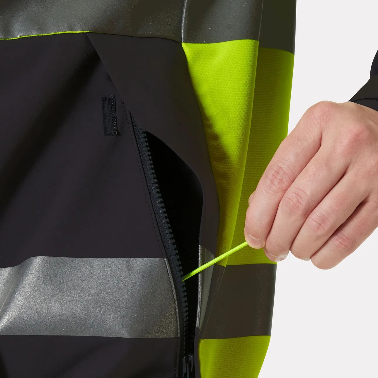 Chamarra Softshell Impermeable Alta Visibilidad Uso Rudo Trabajo Helly Hansen - Imagen 8