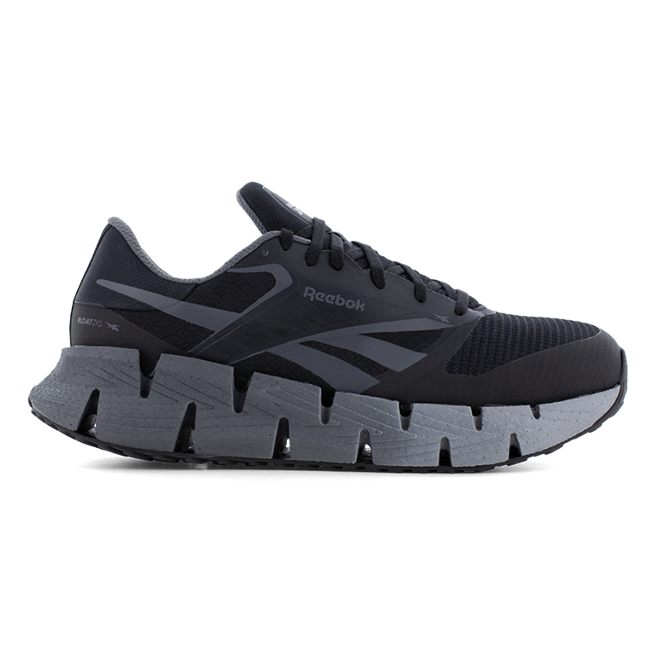 Tenis Trabajo Seguridad Reebok Floatzig Work Negro Sin Metal Antideslizante - Imagen 3